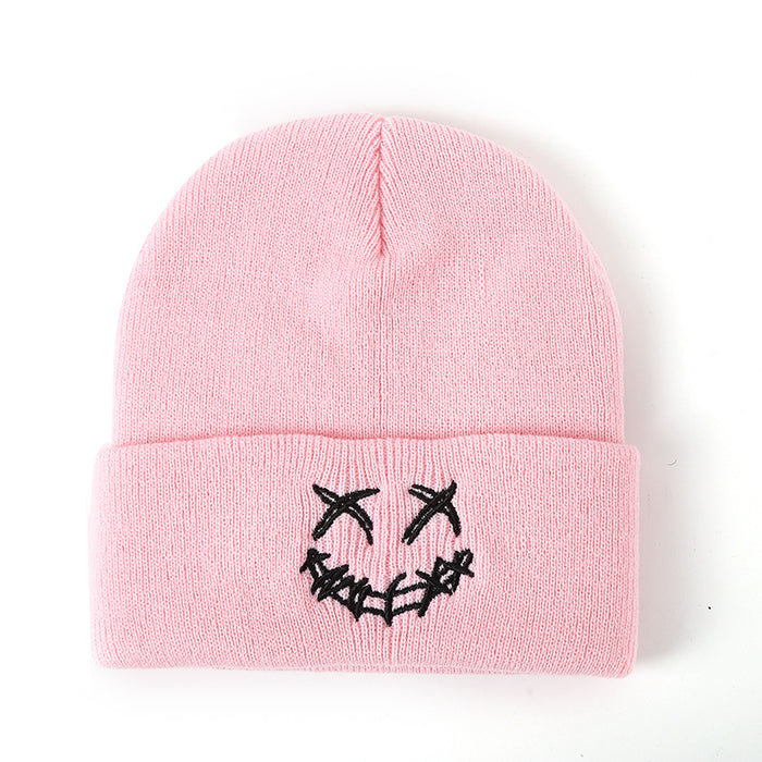 Wholesale Embroidery Funny Acrylic Knitted Beanie JDC-FH-Kamie006