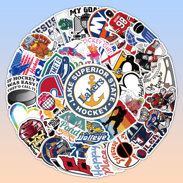 Wholesale 60 Pieces of Ice Hockey Graffiti Stickers
