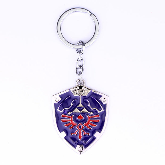 Wholesale Game Accessories Owl Shield Keychain Skyward Sword Necklace JDC-KC-HeY022