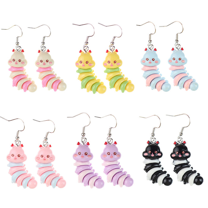 Wholesale Cartoon Animal Resin Earrings JDC-ES-niqing022