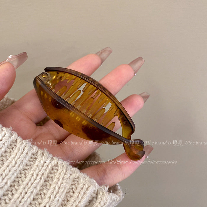 Wholesale Simple Banana Hairpin Women's Head Ponytail Clip Headwear