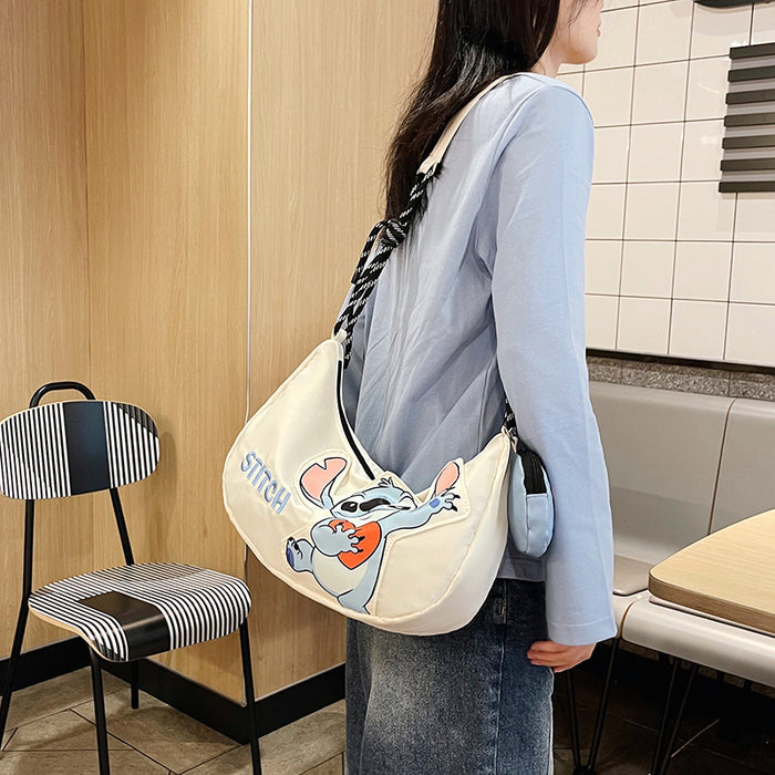 Wholesale Women' s cartoon-style quirky nylon canvas cross-body shoulder bags