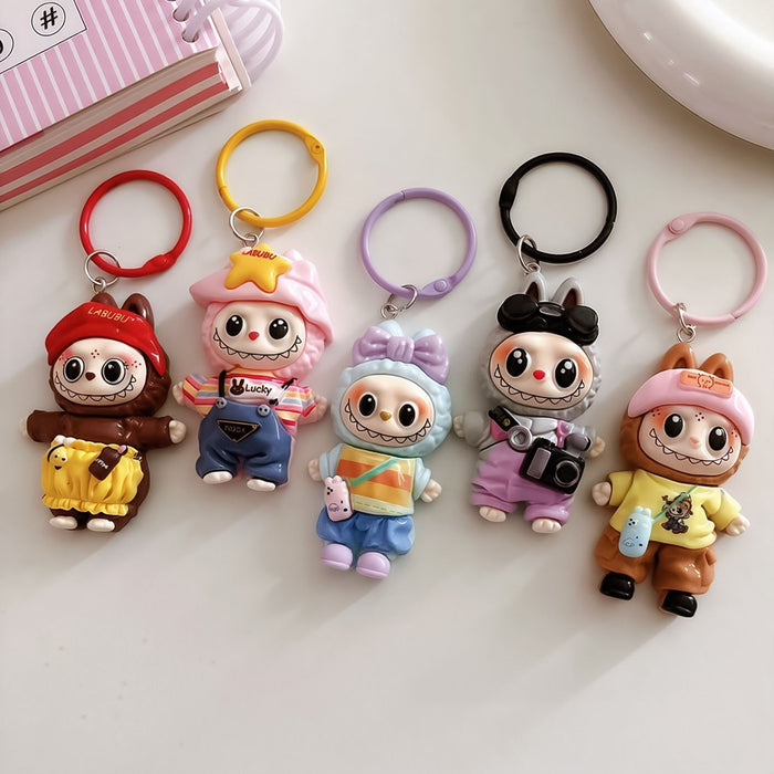 Wholesale Large Cartoon DIY Resin Keychain Cute Bag Charm for Gift Boutique