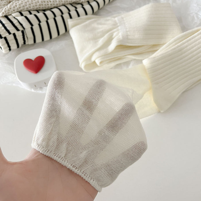 Wholesale Solid color knee high socks with patchwork stacking, women's versatile high socks paired with boots