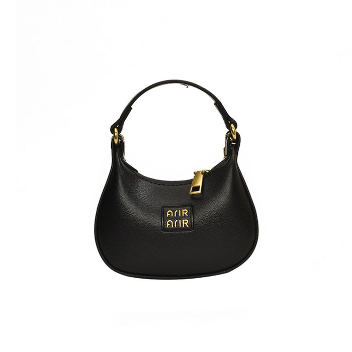 Wholesale Children's bag new minimalist letter baby handbag retro girl mini armpit bag chain bar crossbody bag