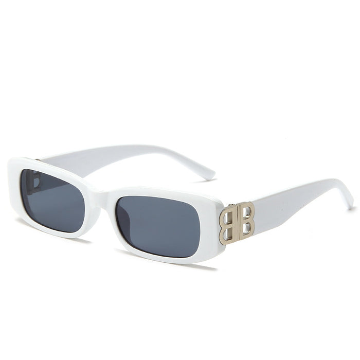 Wholesale PC small rectangular frame sunglasses JDC-SG-HNB008