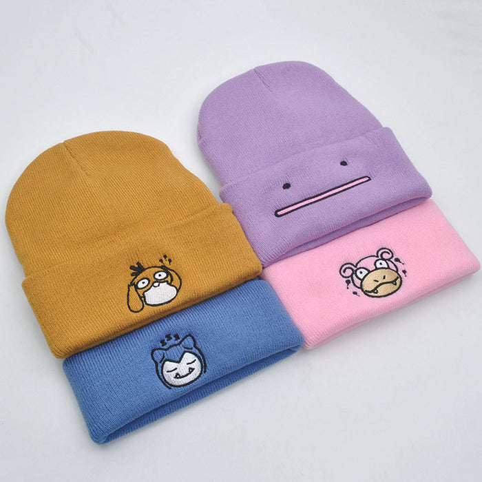 Wholesale Autumn and Winter Acrylic Embroidery Knitted Beanie JDC-FH-PeiN013