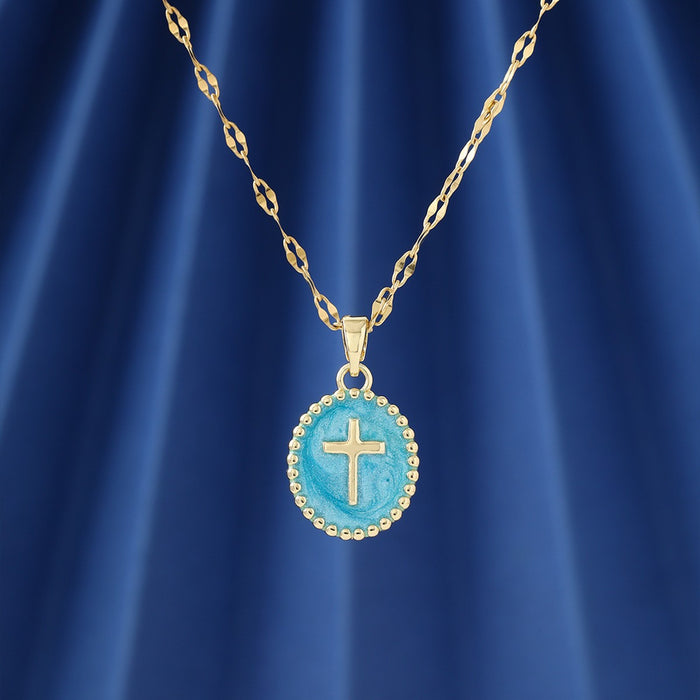Wholesale Cross Series Copper Pendant Necklace