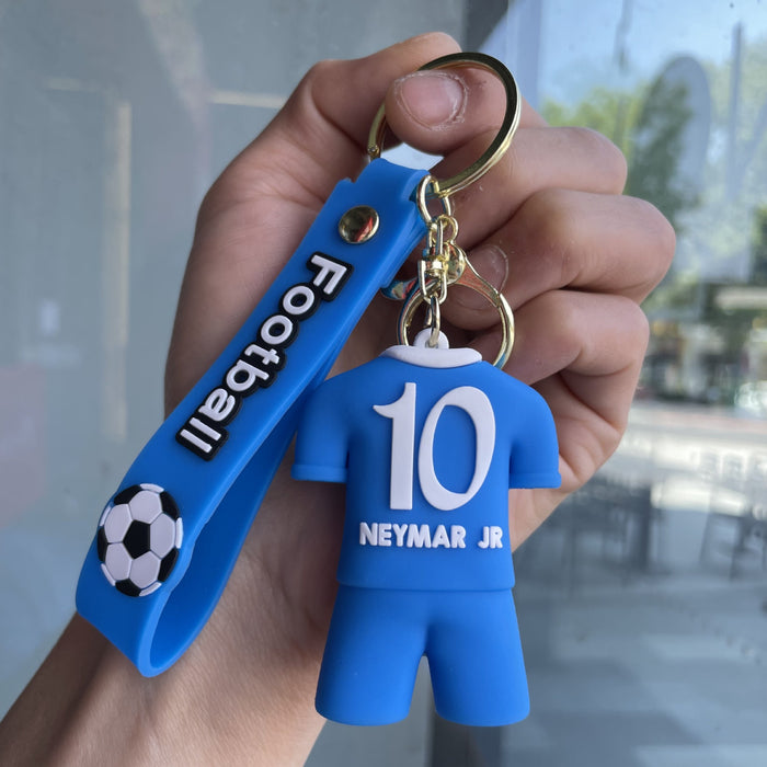 Wholesale Football jersey keychain, jersey backpack pendant, small gift
