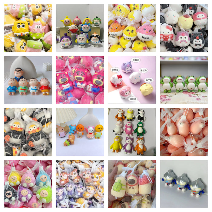 Wholesale Pinch Decompression Small Toy Slow Rebound Anime Artifact Doll