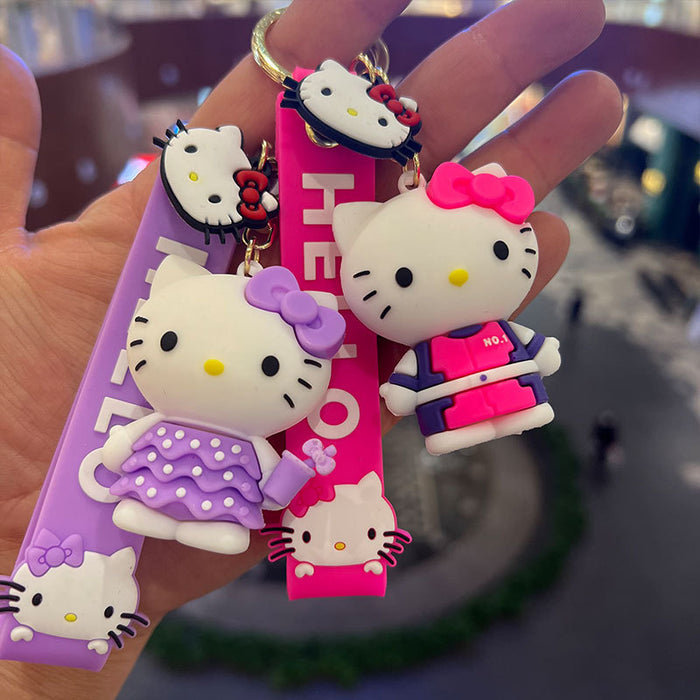 Wholesale Creative Silicone Doll PVC Keychain (F) JDC-KC-XingS010