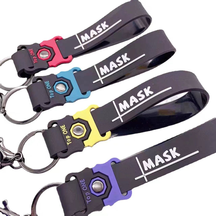 Wholesale Creative keychain, soft rubber figurine, key pendant, car bag decoration