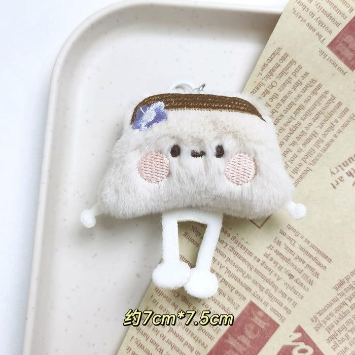 Wholesale Cute Cartoon Plush Doll Dumplings,  Buns,  Sushi Keychain Pendant,  Bag Pendant,  Gourmet Doll Pendant