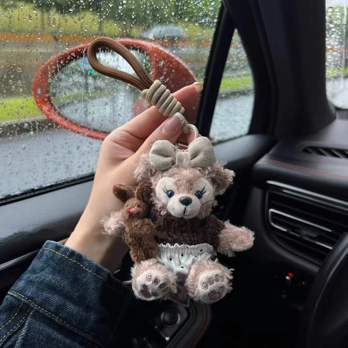 Wholesale Handmade Doll Bag Gift Bear Plush Car Keychain Pendant