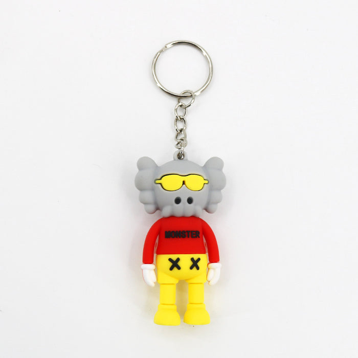 Wholesale Simple Cute Doll Bear Pendant Keychains