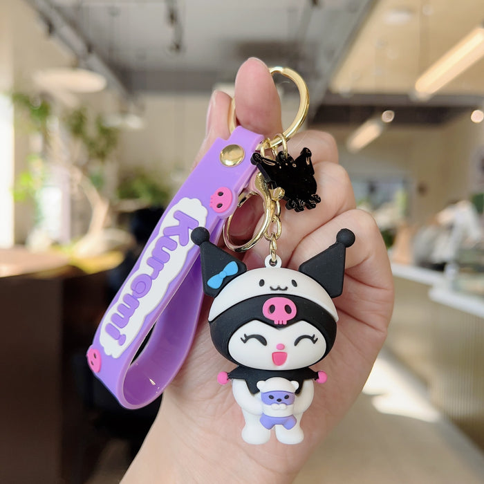Wholesale Silicone Cartoon Doll Keychains (S) JDC-KC-WC015