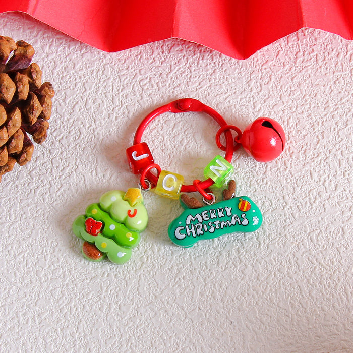 Wholesale Wreath Design Keychain Acrylic Resin Decorative