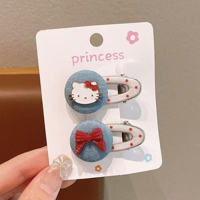 Wholesale Cute Cartoon Cat Hair Clips for Girls Hair Accessory