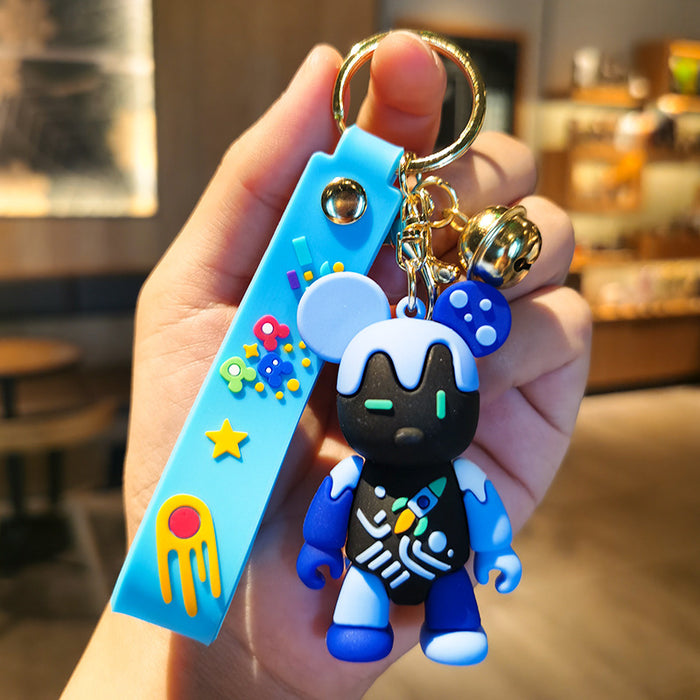 Wholesale Cartoon Doll 3D Rubber Keychain JDC-KC-Tingm058