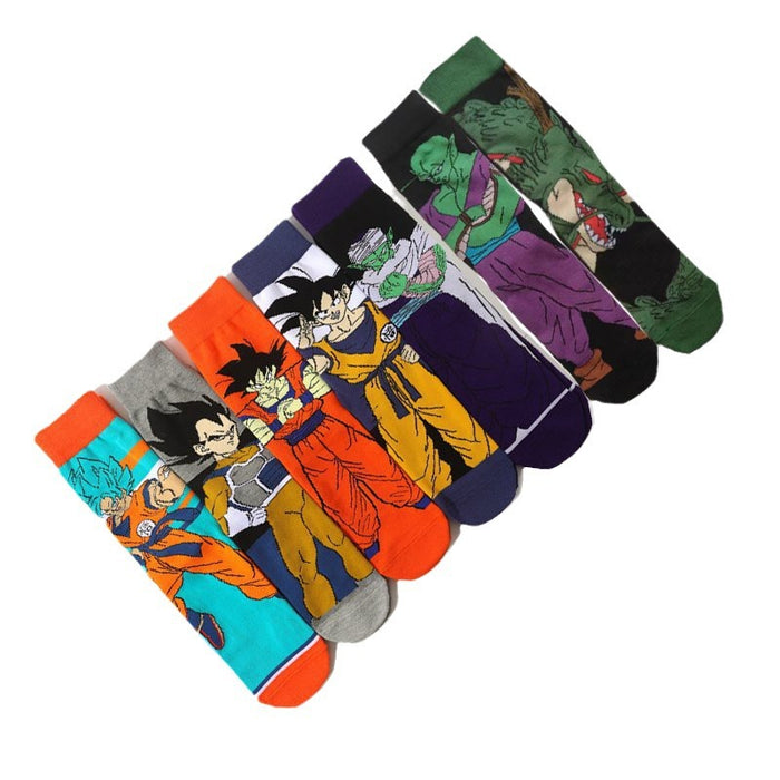 Wholesale men's Dragon Ball cotton long tube tide socks women's animation socks animation men's socks