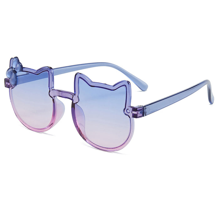 Wholesale children' s sunglasses cartoon cat sunshade glasses