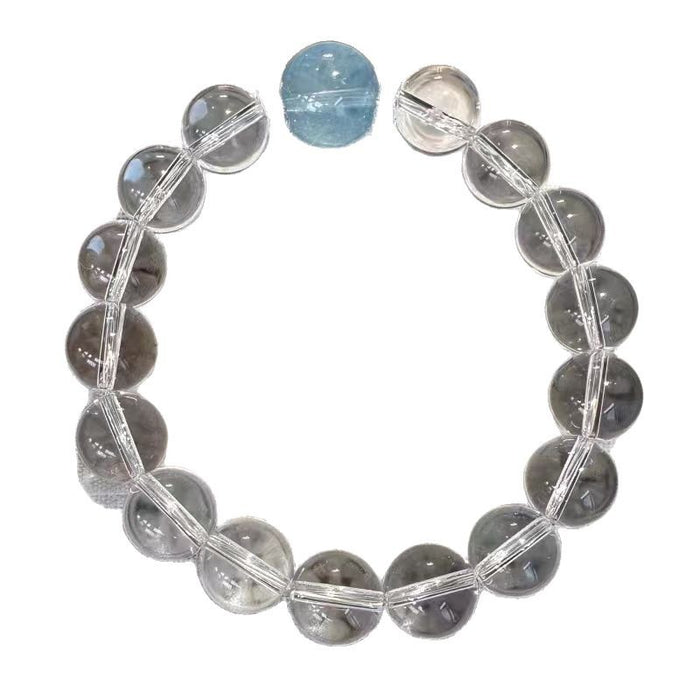 Wholesale White crystal sea blue treasure bracelet, light luxury, niche high-end feel