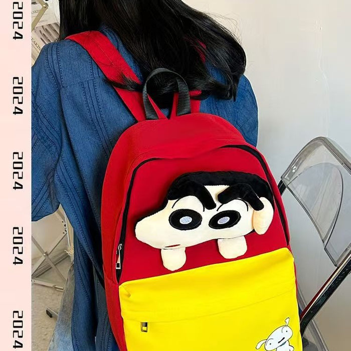 Wholesale Backpack Summer Cartoon Cute Fashion Canvas Casual Backpack Student Schoolbag