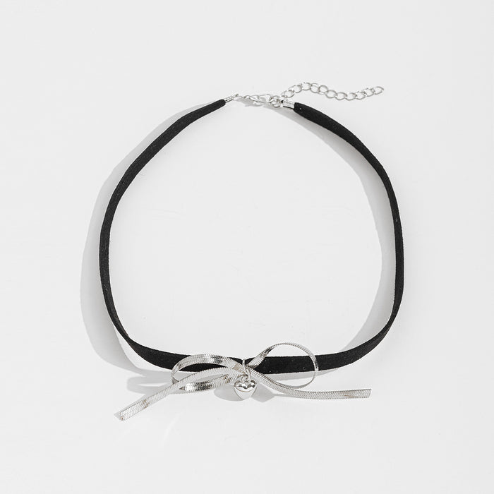 Wholesale Diamond Embedded Cross Necklace Choker Adjustable Geometric