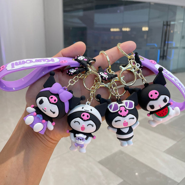 Wholesale Doll Car Keychain Cute Pendant Bag Pendant Soft Rubber
