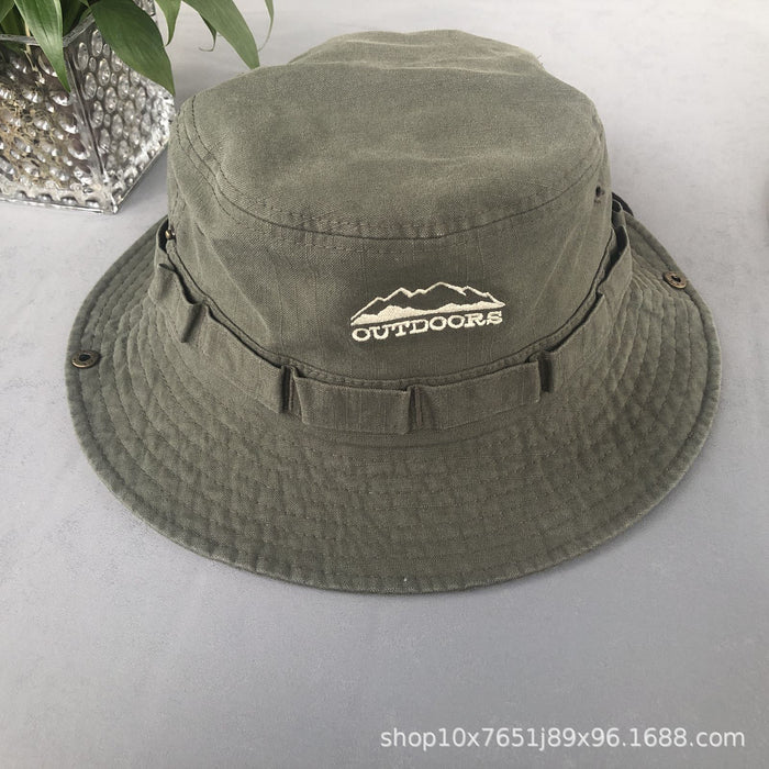 Wholesale Outdoor camping, hiking, new bike riding, windproof, sunshade, sun protection, fisherman hat, casual breathable basin hat