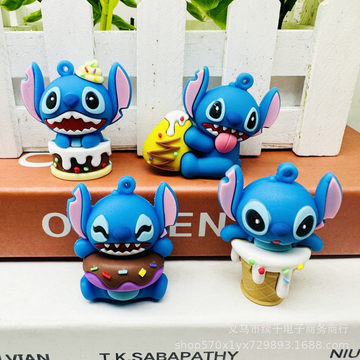 Wholesale Cartoon keychain materials, decorative accessories, ornaments, pendants, car keychains