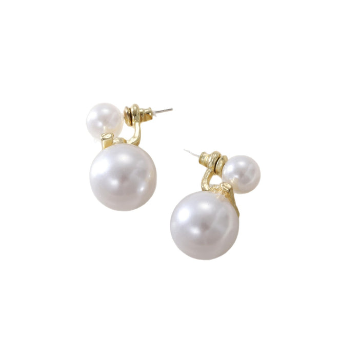 Wholesale Silver needle light luxury niche pearl earrings versatile temperament long tassel earrings high-end feeling earrings