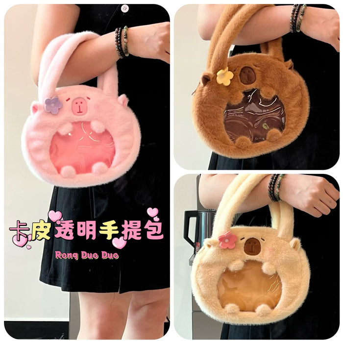 Wholesale Plush toy capybara handbag doll