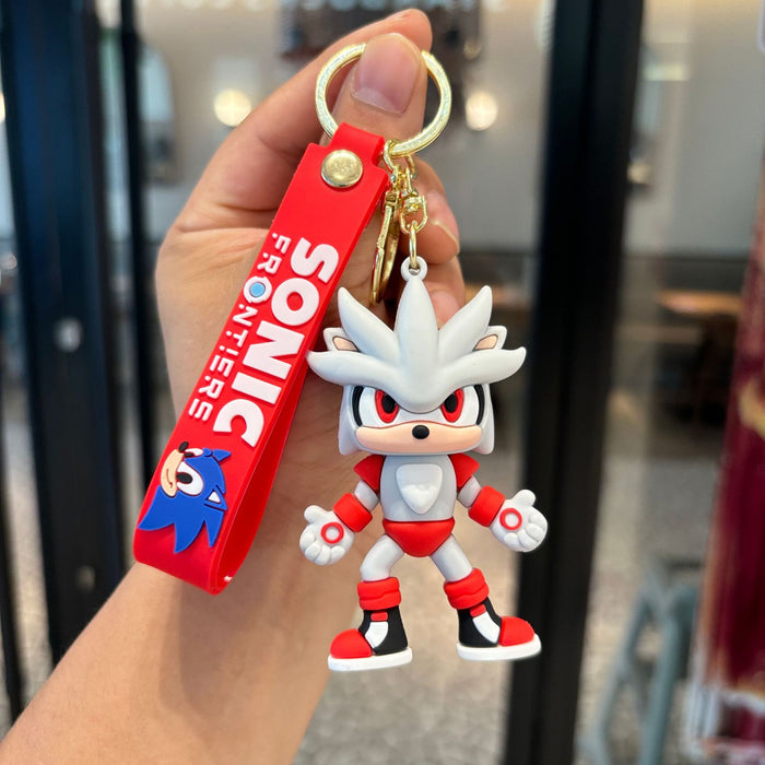 Wholesale Cartoon Drip Glue Fashion Car Keychain Couple Bag Pendant