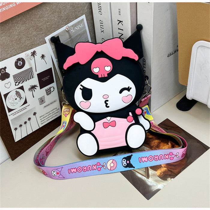 Wholesale Cartoon silicone coin purse, children's bag, coin purse, mini storage