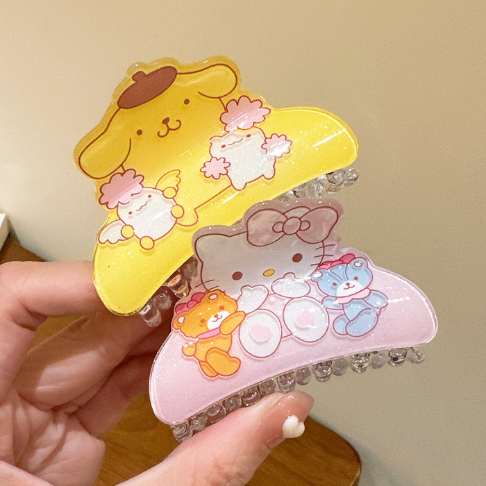 Wholesale Cute Cartoon Acrylic Hair Clips JDC-HC-HuiDi003