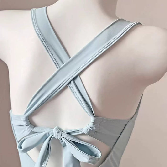 Wholesale Swimsuit sexy skirt style one-piece hot spring bath