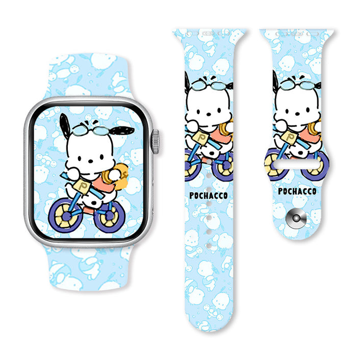 Wholesale Cartoon Silicone Strap Suitable for Apple Watch Strap (S) JDC-WD-NuoQi002