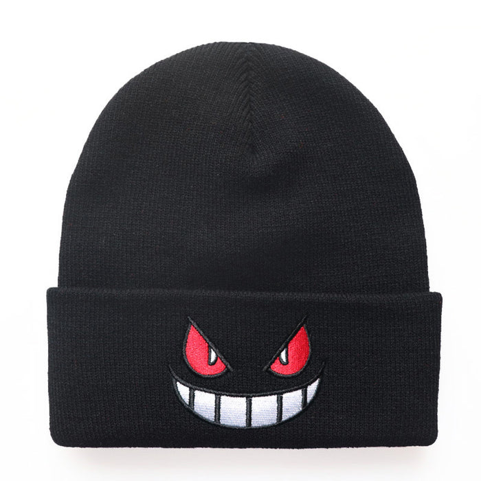 Wholesale Acrylic Cartoon Embroidery Knitted Wool Hat JDC-FH-LvH009