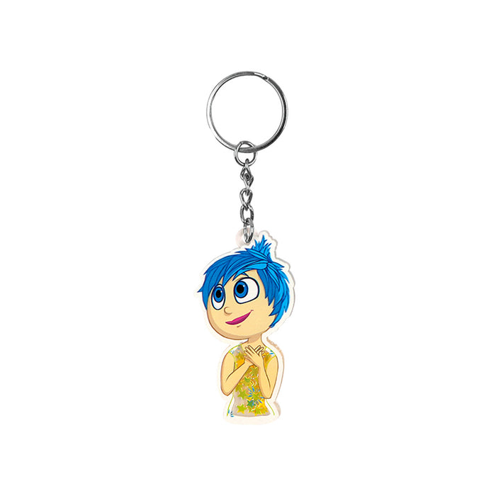 Wholesale Cartoon Acrylic Shaker Liquid Sand Keychain
