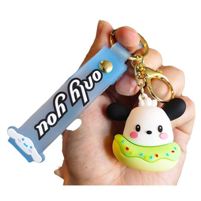 Wholesale Cartoon Doll Silicone Keychain JDC-KC-Tingm233