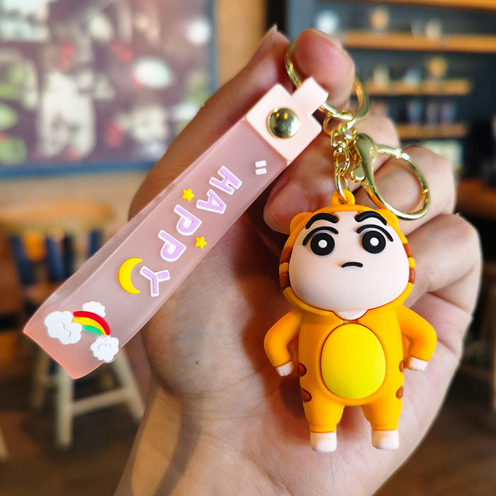 Wholesale Cartoon Silicone Doll Keychain JDC-KC-Tingm305