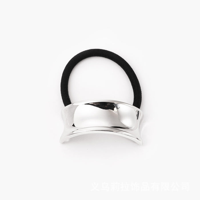 Wholesale High-grade alloy headdress chain-shaped ponytail hair ring minimalist hair rope