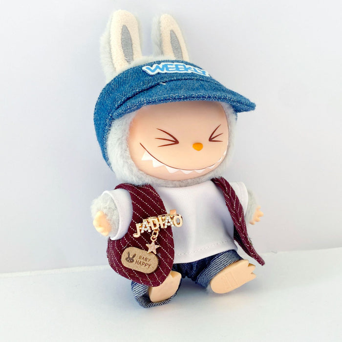 Wholesale Doll Clothes,  Vinyl Doll Clothes,  Denim Vest,  Casual Small Vest Outerwear