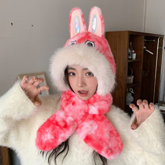 Wholesale Winter warm hat with one-piece cold protection