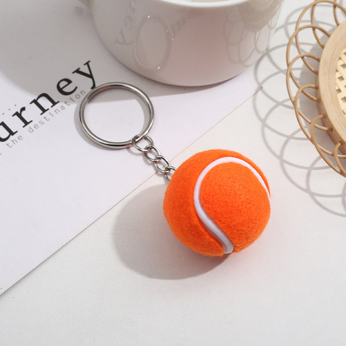 Wholesale color tennis key chain pendant mobile phone case bag pendant