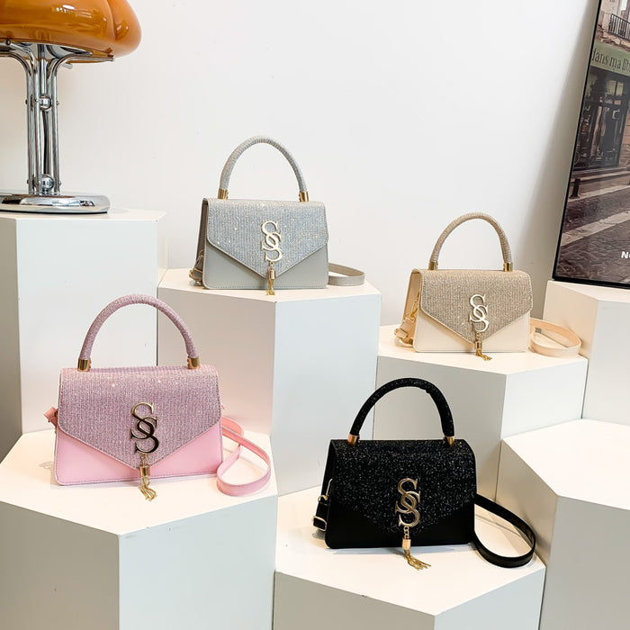 Wholesale Retro Small Square Crossbody Bag - Women' s PU Leather Black ing Detail Boutique Resale Fashion Accessory