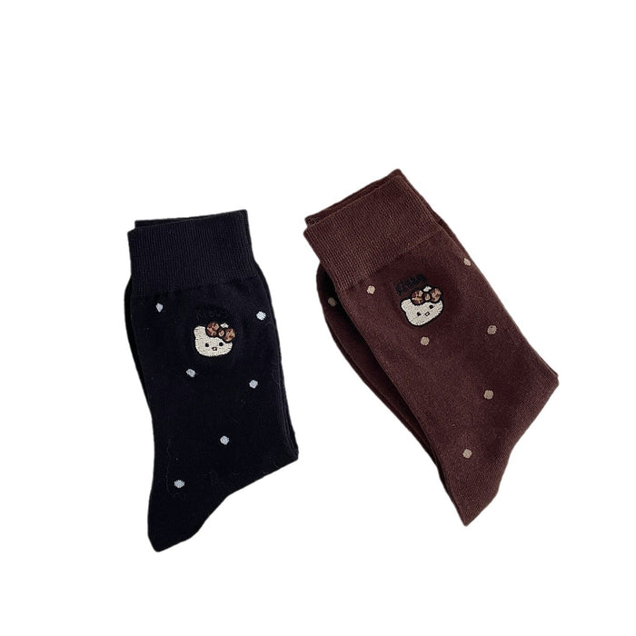 Wholesale Socks Children Anime Cartoon Women Middle Socks Cotton Socks