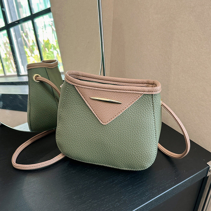 Wholesale PU Retro Color Matching Chain Shoulder Bag JDC-SD-MingShuo002