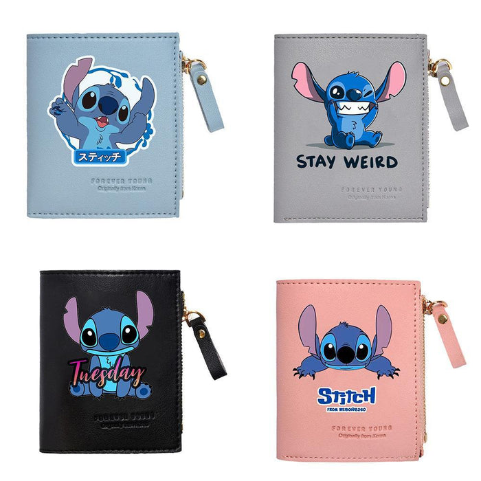 Wholesale PU Cartoon Short Zipper Wallet JDC-WT-WuDuomei003